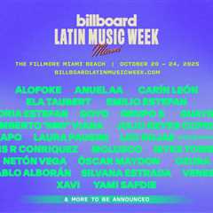 Anuel AA, Xavi, Pablo Alborán, Óscar Maydon & More Set for Billboard Latin Music Week 2025