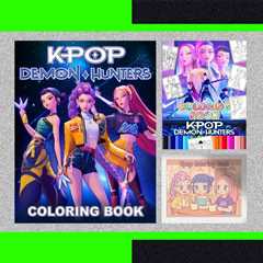 Step Into the World of ‘KPop Demon Hunters’ With These Unofficial Coloring Books