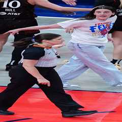 Caitlin Clark gets chippy with referee  in heated moment after Fever’s latest loss