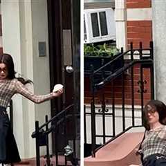 Anne Hathaway Slips, Falls Filming 'Devil Wears Prada 2'