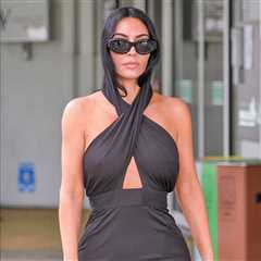 Kim Kardashian Looks Smokin' as She Arrives for Venice Film Festival