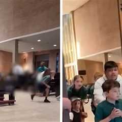 Minneapolis School Shooting Video Shows Children Fleeing Church