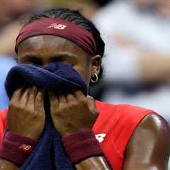 Coco Gauff breaks down in tears mid-match in emotional scene