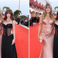 Heidi Klum and Leni Klum What's The Big Frigin' Difference?!