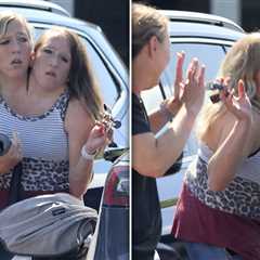 Conjoined Twins Abby & Brittany Hensel Stop For McDonald's with Newborn