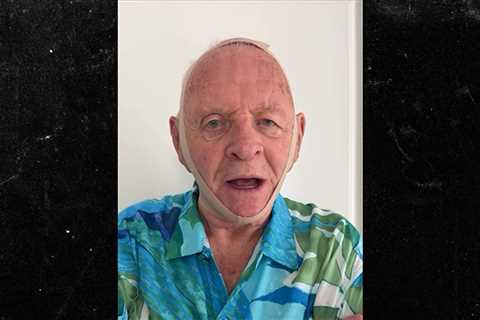 Anthony Hopkins Leans Into SKIMS Face Wrap Hannibal Lecter Comparisons