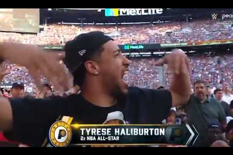 Knicks villain Tyrese Haliburton booed at MetLife Stadium for WWE SummerSlam