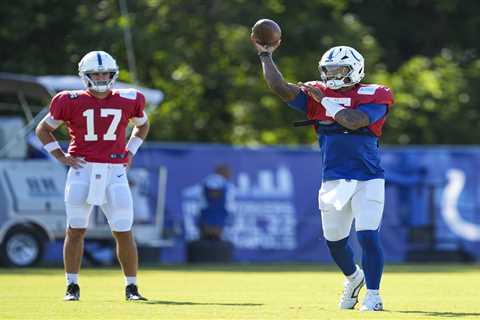 Colts refuse to choose between Daniel Jones, Anthony Richardson on first depth chart