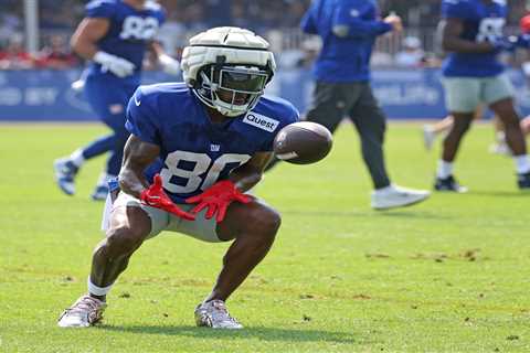 Giants’ Montrell Washington delivers funny quip after sensational behind-the-head catch