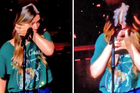Kelly Clarkson Cries Onstage Days Before Ex-Husband's Death, on Video