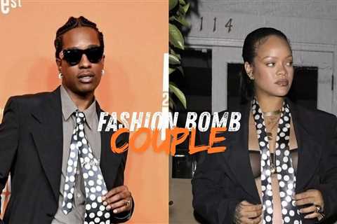 Who Wore It Better? A$AP Rocky and Rihanna Both Spotted in Black Erl Suits with a Black and White..