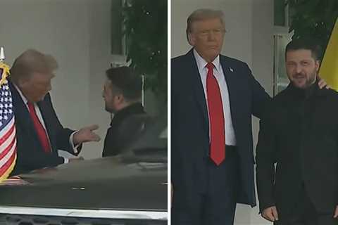 Volodymyr Zelensky Wears Suit This Time for White House Meeting With Trump