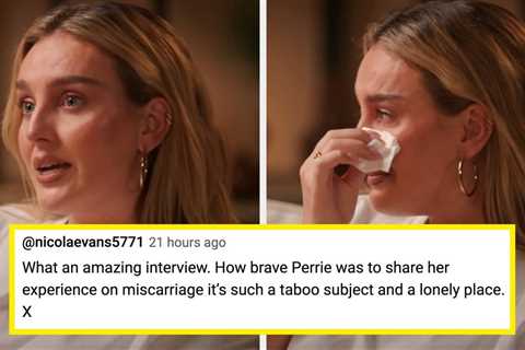 After Constant Pregnancy Rumors, Perrie Edwards Opened Up About Experiencing A Traumatizing..