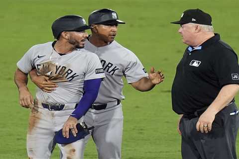 Jose Caballero’s late ejection puts Yankees in awkward spot: ‘Can’t happen’