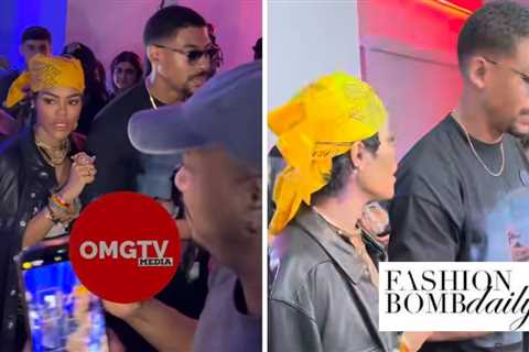Fashion Bomb Couple: Teyana Taylor Steps out in All Black with Beau Aaron Pierre at her “Escape..