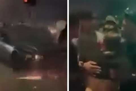 Out-of-Control Driver Slams Into Crowd in L.A. Street Takeover, on Video