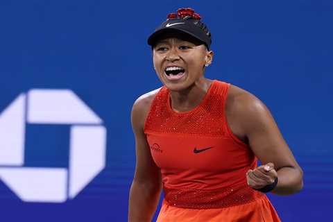 Naomi Osaka’s flower power lifts her into second round of US Open
