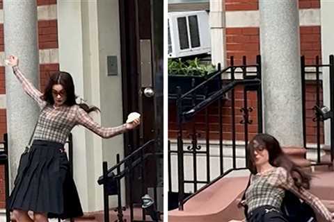 Anne Hathaway Slips, Falls Filming 'Devil Wears Prada 2'