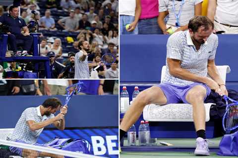 Daniil Medvedev fined over $42,000 for on-court US Open meltdown