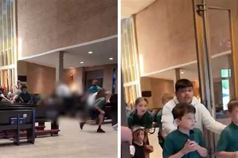 Minneapolis School Shooting Video Shows Children Fleeing Church