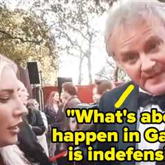 This Reporter Could Not Hide Her Shock When Hugh Bonneville Interrupted Their Interview To Issue A..