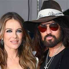 Elizabeth Hurley and Billy Ray Cyrus Have Date Night at NTAs