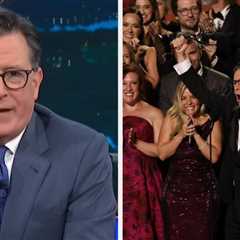 After His Talk Show Was Canceled, Stephen Colbert Just Won An Emmy Award And Gave A Passionate..