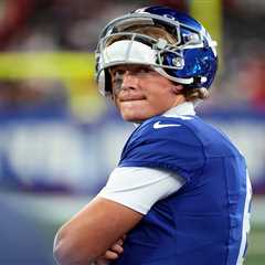 Giants fans call for Jaxson Dart mid-game during ugly Russell Wilson outing vs. Chiefs