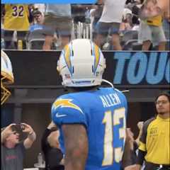Chargers WAG reveals what fans didn’t see in ball-swiping video after husband’s touchdown