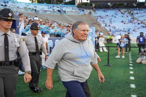 Bill Belichick was up to all his old tricks before his UNC football debut