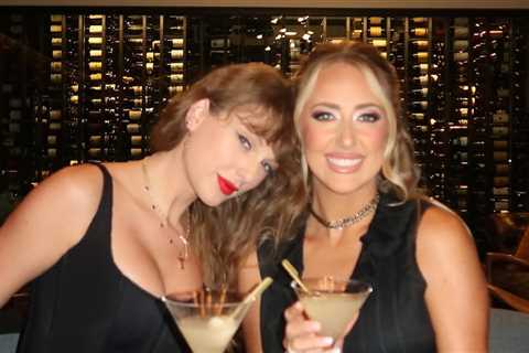 Taylor Swift Drinks Martinis With Brittany Mahomes During 30th Birthday Bash