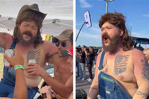 Druski Wears White Face for NASCAR Skit