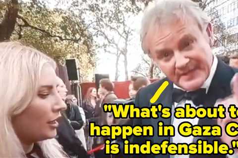 This Reporter Could Not Hide Her Shock When Hugh Bonneville Interrupted Their Interview To Issue A..