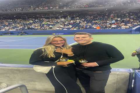 Man who proposed to girlfriend at US Open reveals how he pulled off sweet surprise