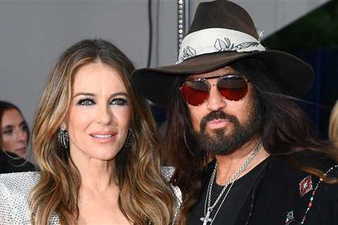 Elizabeth Hurley and Billy Ray Cyrus Have Date Night at NTAs