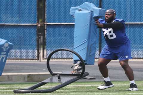 Andrew Thomas practices again with Giants return against Cowboys a possibility