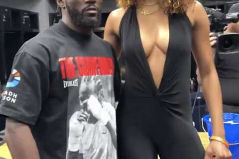 Angel Reese towers over Terence Crawford before Canelo Alvarez bout amid Sky saga