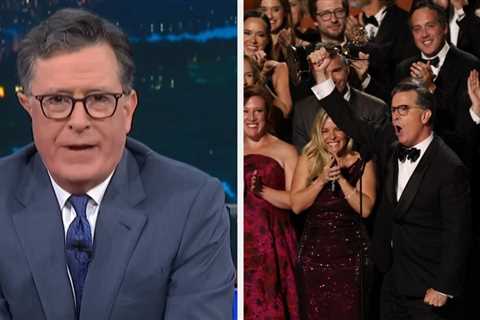After His Talk Show Was Canceled, Stephen Colbert Just Won An Emmy Award And Gave A Passionate..