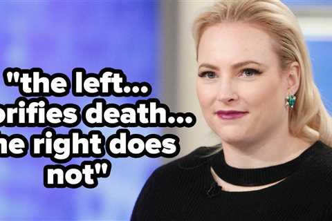 Meghan McCain Accused Democrats Of Glorifying Death...And Then Wished Death On Someone Literally..