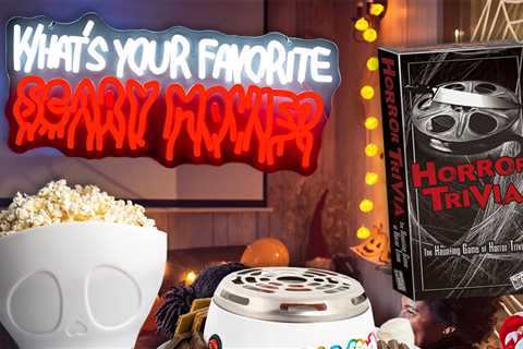 Everything You Need for an At-Home Scary Movie Night