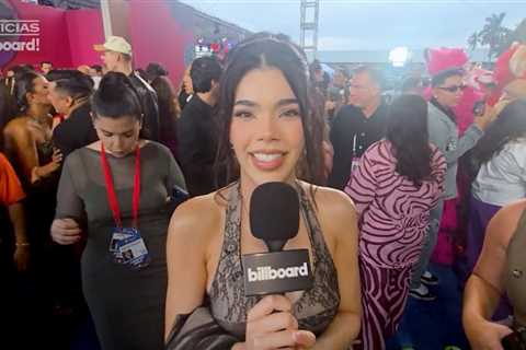 Kenia Os On Her Upcoming Album & New York Fashion Week with Peso Pluma | Premios Juventud 2025