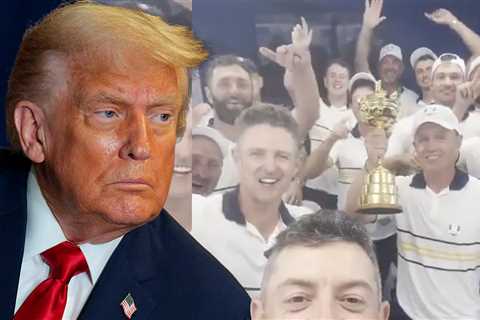 Rory McIlroy, Team Europe Stars Troll Trump After Ryder Cup Win, POTUS Responds
