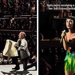 Katy Perry Proposed to On Stage, Seemingly Hints at Justin Trudeau Romance