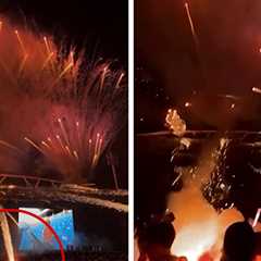 Rogue Firework Fireballs Shoot Into Concert Crowd, on Video
