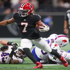 Bijan Robinson’s monstrous game, 81-yard touchdown powers Falcons over Bills in big upset