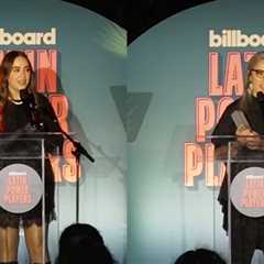 Ela Taubert Presents Regional Mexican Airplay Label of the Year Award to Angel Kaminsky & Ana |..