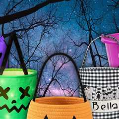 Trendy Trick-or-Treat Candy Buckets on Amazon