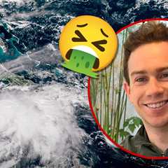 Reporter Flying Through The Eye Of Hurricane Melissa Pukes On Camera