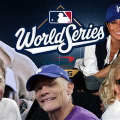 Prince Harry, Meghan Markle, Brad Pitt & More Stars Attend World Series Game 4