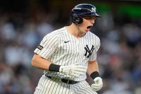 Ben Rice returns to Yankees lineup with two-run homer to start Game 2